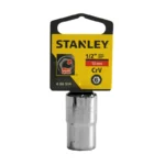 Llave copa hexagonal Stanley 4-86-514 de 14 mm con encastre de 1/2 pulgada para ajuste de tornillos y tuercas en trabajos mecánicos.
