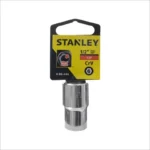 Llave copa hexagonal Stanley 4-86-444 de 1/2" con encastre de 1/2 pulgada para ajuste de tornillos y tuercas en trabajos mecánicos.