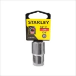 Llave copa hexagonal Stanley 4-88-769 de 13/16" con encastre de 1/2 pulgada para ajuste de tornillos y tuercas en trabajos mecánicos.