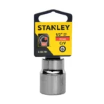 Llave copa hexagonal Stanley 4-88-744 de 22 mm con encastre de 1/2 pulgada para ajuste de tornillos y tuercas en trabajos mecánicos.
