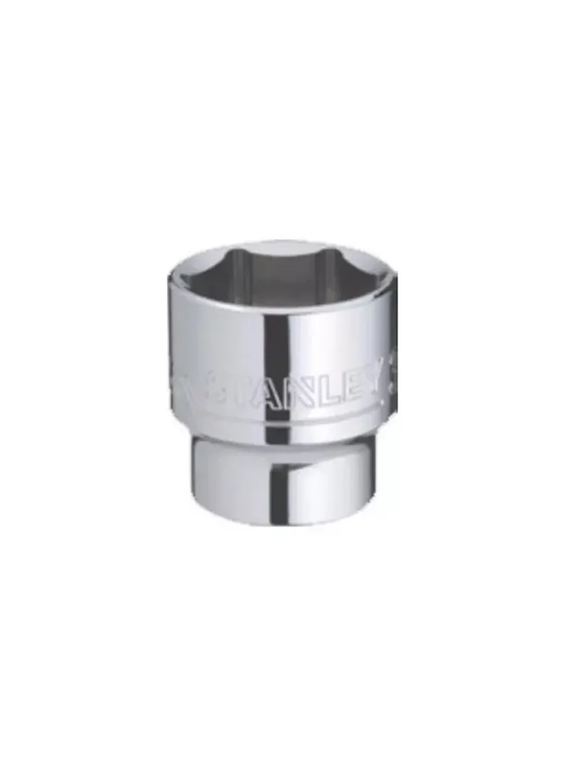 Llave copa hexagonal CTE 1/2" 29 mm Stanley 4-88-751 Llave copa hexagonal Stanley 4-88-751 de 29 mm con encastre de 1/2 pulgada para ajuste de tornillos y tuercas en trabajos mecánicos.