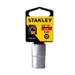 Llave copa hexagonal Stanley 4-86-445 de 9/16" con encastre de 1/2 pulgada para ajuste de tornillos y tuercas en trabajos mecánicos.
