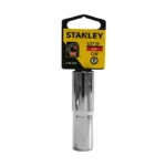 Llave copa larga estriada Stanley 4-86-482 de 9/16" con encastre de 1/2 pulgada para ajuste de tornillos y tuercas en trabajos mecánicos.