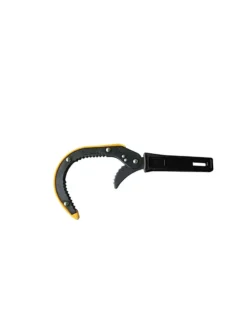 Llave para filtros Stanley 78-227 de 3 a 4 pulgadas para instalación y extracción de filtros en trabajos mecánicos.