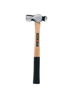 Martillo de bola para mecánico Stanley de 3/4 libra, ideal para trabajos de ajuste, golpeo y conformado de piezas metálicas.