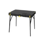 Mesa de trabajo plegable Stanley STST11552 con superficie resistente para sujeción de piezas y trabajos de reparación, montaje y bricolaje.
