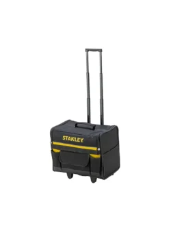 Mochila cuadrada sobre ruedas Stanley 1-97-515 para transportar herramientas de forma cómoda, segura y organizada.