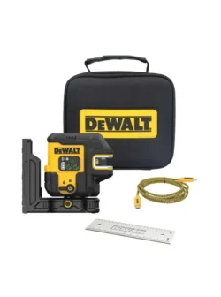 nivel laser verde DEWALT DCLE14221GB USB con linea cruzada y plomada