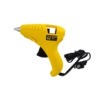 Pistola de silicona Stanley GR10 de 120V para aplicación de barras de pegamento termofusible en trabajos de manualidades, reparación y montaje.
