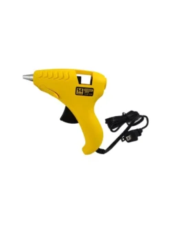 Pistola de silicona Stanley GR10 de 120V para aplicación de barras de pegamento termofusible en trabajos de manualidades, reparación y montaje.