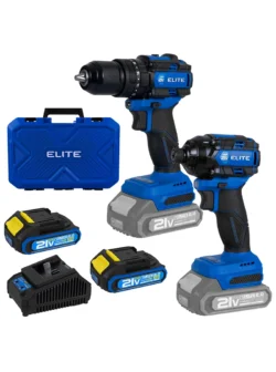 kit ELITE XTAT21KIT con taladro inalambrico percutor de 1-2 pulgadas y destornillador de golpe