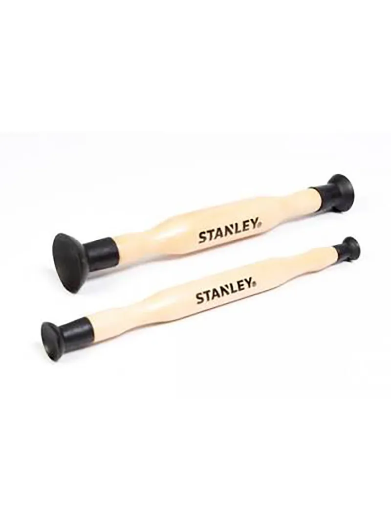 Volvedor manija para sentar válvulas x 2 piezas Stanley 78-246LA Juego de volvedor con manija Stanley 78-246LA de 2 piezas para sentar válvulas en trabajos de reparación de motores.