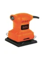 Lijadora de palma Black + Decker BS200-B3 para lijado de superficies de madera y otros materiales.