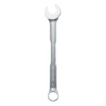 Llave combinada Bosch de 17 mm con extremo de boca y estrella para ajuste y desajuste de tuercas y tornillos.