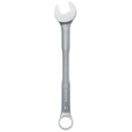 Llave combinada Bosch de 18 mm con extremo de boca y estrella para ajuste y desajuste de tuercas y tornillos.