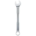Llave combinada Bosch de 19 mm con extremo de boca y estrella para ajuste y desajuste de tuercas y tornillos.