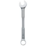 Llave combinada Bosch de 22 mm con extremo de boca y estrella para ajuste y desajuste de tuercas y tornillos.