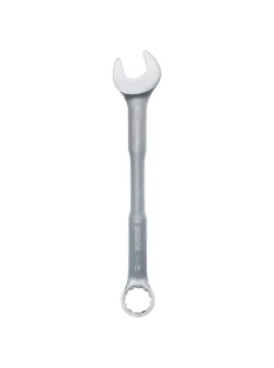 Llave combinada Bosch de 32 mm con extremo de boca y estrella para ajuste y desajuste de tuercas y tornillos.