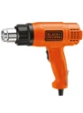 Pistola de aire caliente Black + Decker HG1500-B3 de 1500W para remover pintura, secar, moldear y realizar trabajos de mantenimiento.