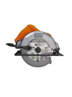 Sierra circular de mano Black + Decker CS1004-B3 de 1400W y 7.1/4 pulgadas para cortes precisos en madera.