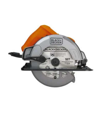 Sierra circular de mano Black + Decker CS1004-B3 de 1400W y 7.1/4 pulgadas para cortes precisos en madera.
