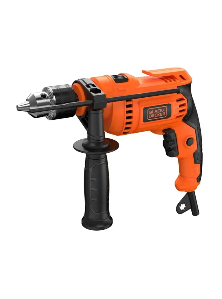 Taladro percutor Black + Decker BED713650-B3 de 650W y 1/2 pulgada para perforación en diferentes materiales.
