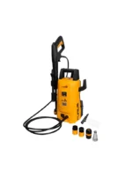 Hidrolavadora compacta de 1400W con presión de 1450 PSI y manija de transporte