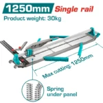 CORTABALDOSA 1250 MM + ESTUCHE THT081251 TOTAL