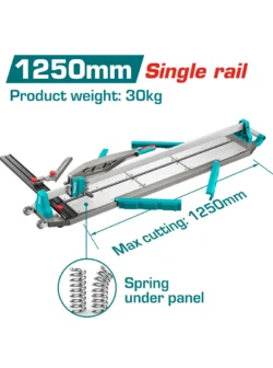 CORTABALDOSA 1250 MM + ESTUCHE THT081251 TOTAL
