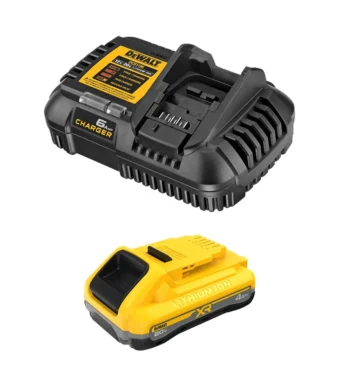 Cargador DCB1106 20 V + Batería Power Pack DCB2104 4,0 Ah DeWalt