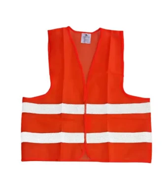 Chaleco reflectivo en malla color naranja neón de 60 gramos Boyuan BVO.