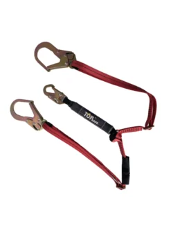Eslinga de desplazamiento en Y Boyuan BYB034MAD para protección contra caídas.