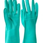 Guante 100% nitrilo calibre 15 con flock talla 8 Boyuan BG483-33-8.