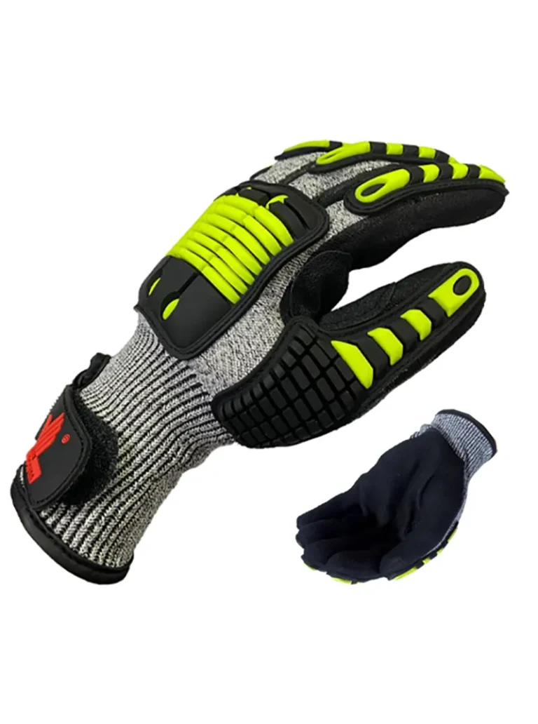 Guante antiimpacto Boyuan BG191-9 talla 9 con recubrimiento en espuma de nitrilo.