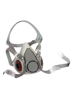 Respirador elastomérico de media cara Boyuan BYM410-M para protección respiratoria.