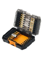 Juego de 29 puntas DEWALT FLEXTORQ edición McLaren con estuche de cubierta transparente.