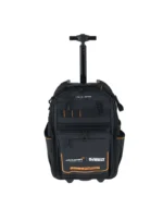 Mochila DEWALT McLaren con compartimento resistente al agua IP54 y base impermeable