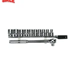 JUEGO 11 COPAS 1/2" CON ORGANIZADOR 10 AL 19 STANLEY 86-734