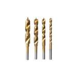 Juego de 4 brocas HSS Dremel 631 para perforación en madera.