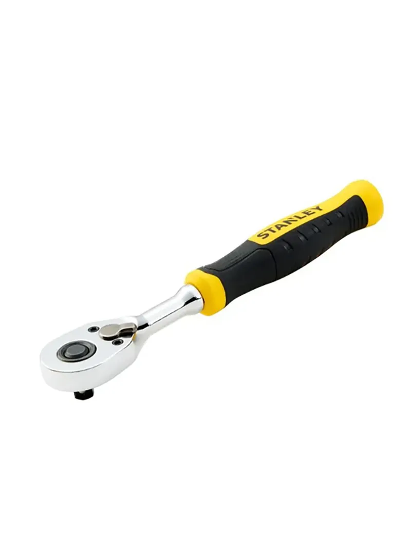Ratchet Reversible Tipo Pera 1/4" Encauchetado Stanley STMT17990-LA Ratchet reversible Stanley STMT17990-LA tipo pera de 1/4" con mango encauchetado.