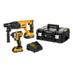 Kit de herramientas inalámbricas DeWalt DCK260D1P1T-B3 con rotomartillo DCH133 y DCF7871 de 20 V.