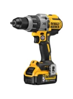 Taladro inalámbrico percutor DeWalt DCD996P2T-B3 de 1/2" para perforación y fijación.